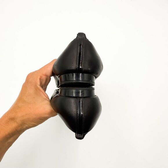 Chanel CC Cap Toe Ballet Flats Black Leather EU 37 US 6-6.5 - Picture 15 of 15